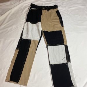 Y2K Patch Pants